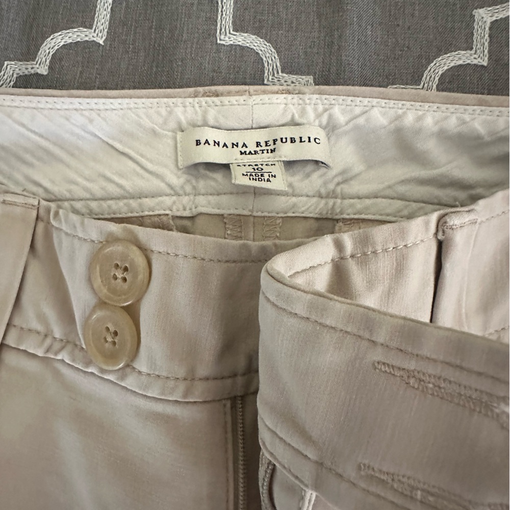 Banana republic size 10 stretch khaki pants